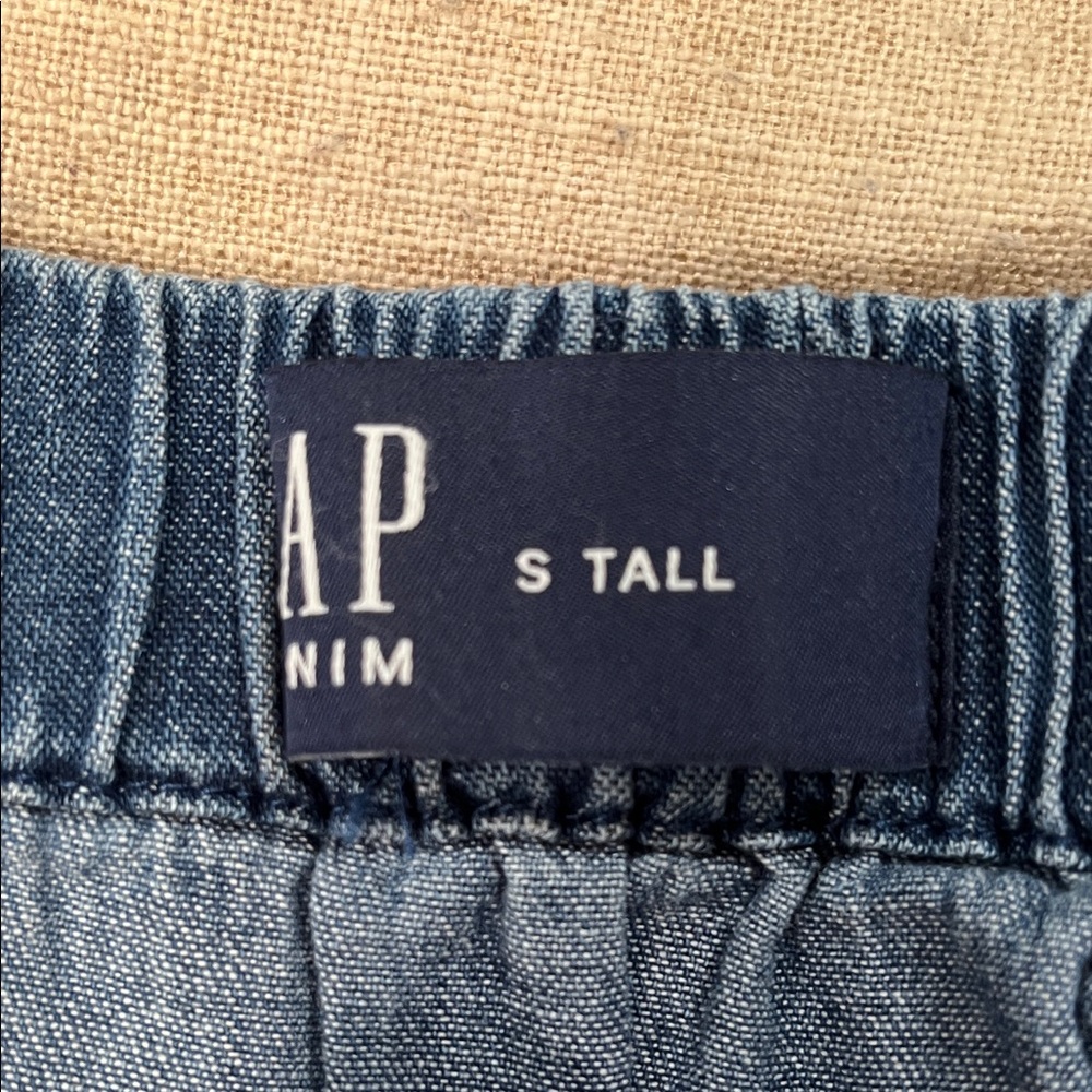 GAP Medium Indigo Denim Maxi Slip Skirt/NWT/S TALL - Picture 12 of 14